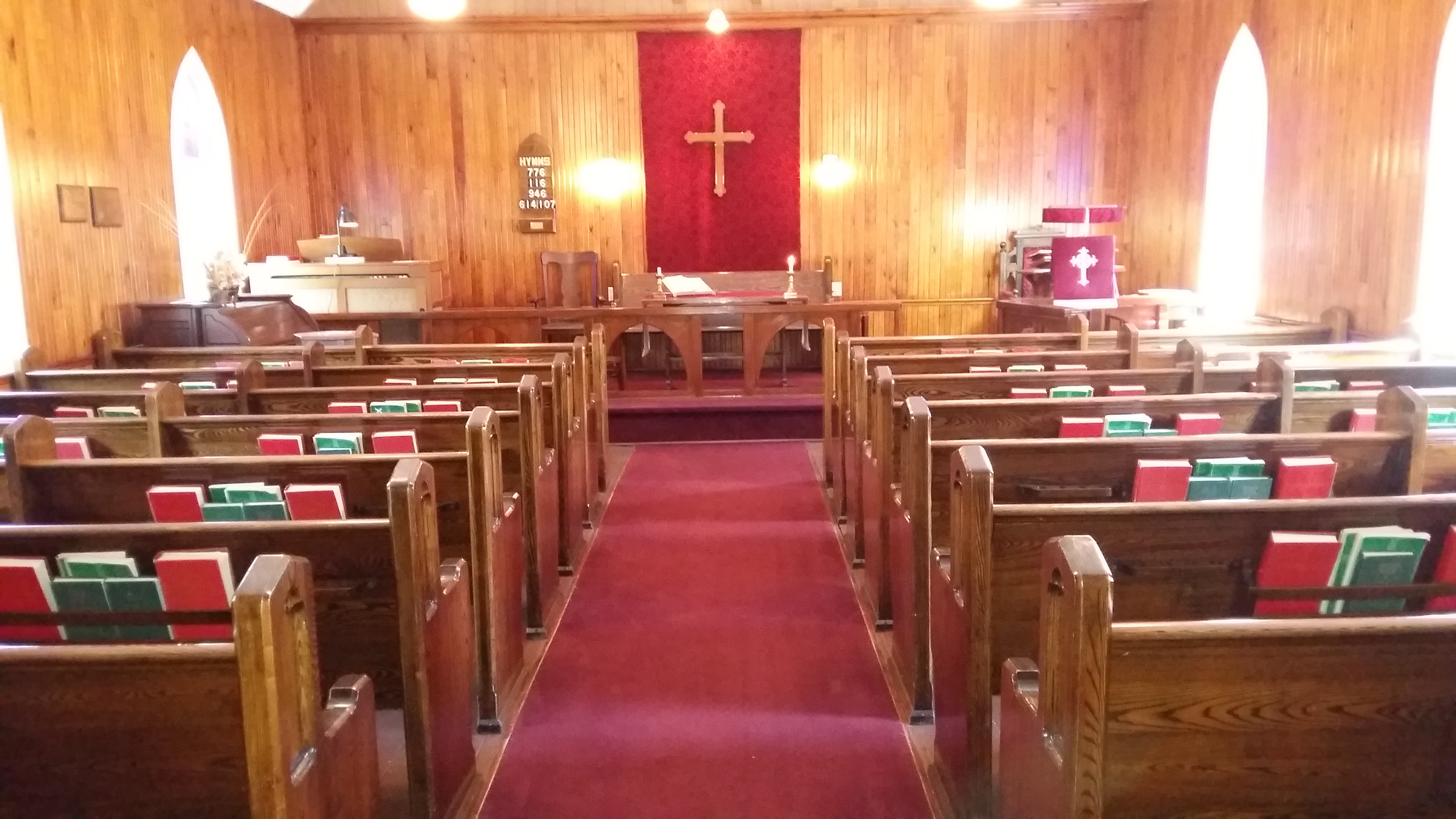 inside the sanctuary